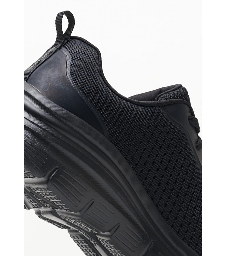 Women Casual Shoes 149277 Black Fabric Skechers
