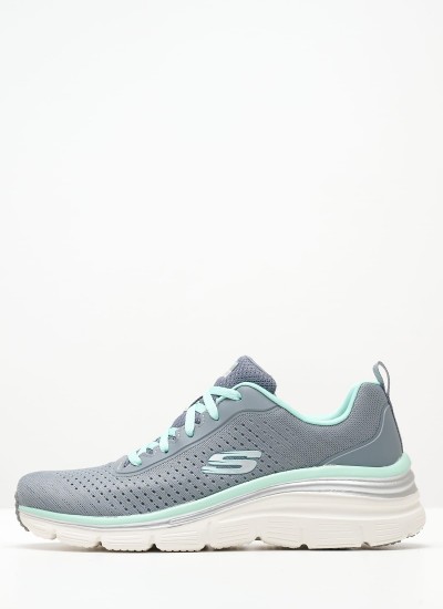 Γυναικεία Παπούτσια Casual 117209 Ροζ Ύφασμα Skechers