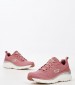 Γυναικεία Παπούτσια Casual 149277 Ροζ Ύφασμα Skechers