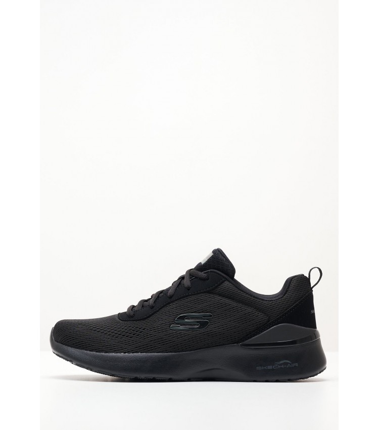 Γυναικεία Παπούτσια Casual 149340 Μαύρο Ύφασμα Skechers