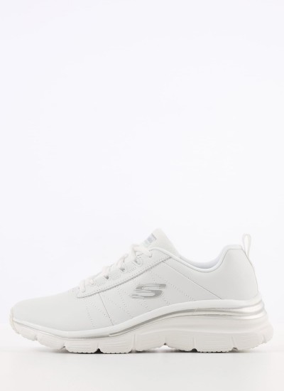 Γυναικεία Παπούτσια Casual 149473 Άσπρο ECOleather Skechers