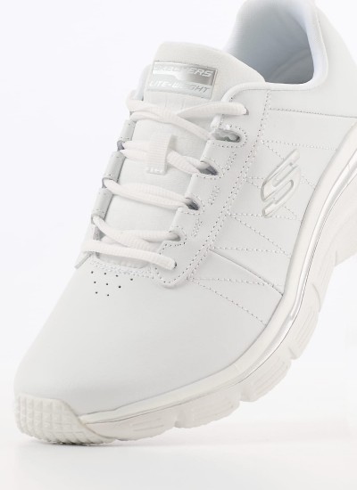 Γυναικεία Παπούτσια Casual 149473 Άσπρο ECOleather Skechers