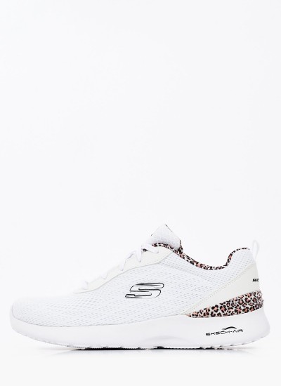 Γυναικεία Παπούτσια Casual 149752 Άσπρο Ύφασμα Skechers