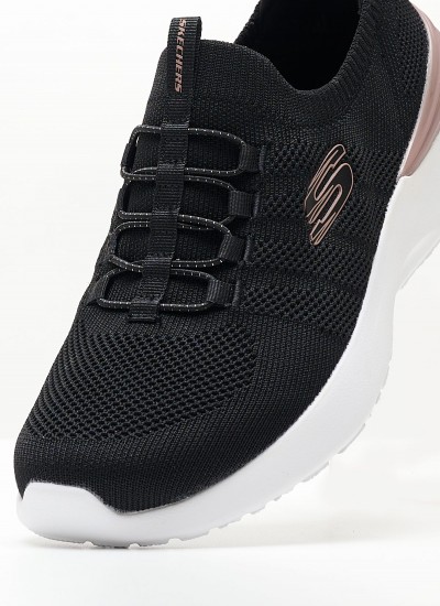 Γυναικεία Παπούτσια Casual Black.Laceup Μαύρο Ύφασμα Tommy Hilfiger