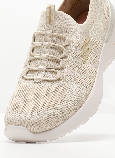 Γυναικεία Παπούτσια Casual 12606 Μπορντό Ύφασμα Skechers
