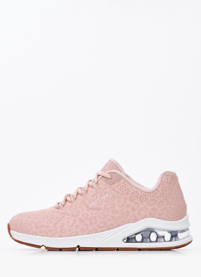 Γυναικεία Παπούτσια Casual 12606 Μπορντό Ύφασμα Skechers