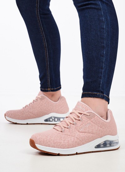 Γυναικεία Παπούτσια Casual 12606 Μπορντό Ύφασμα Skechers