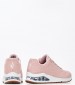 Women Casual Shoes 155642 Pink ECOleather Skechers