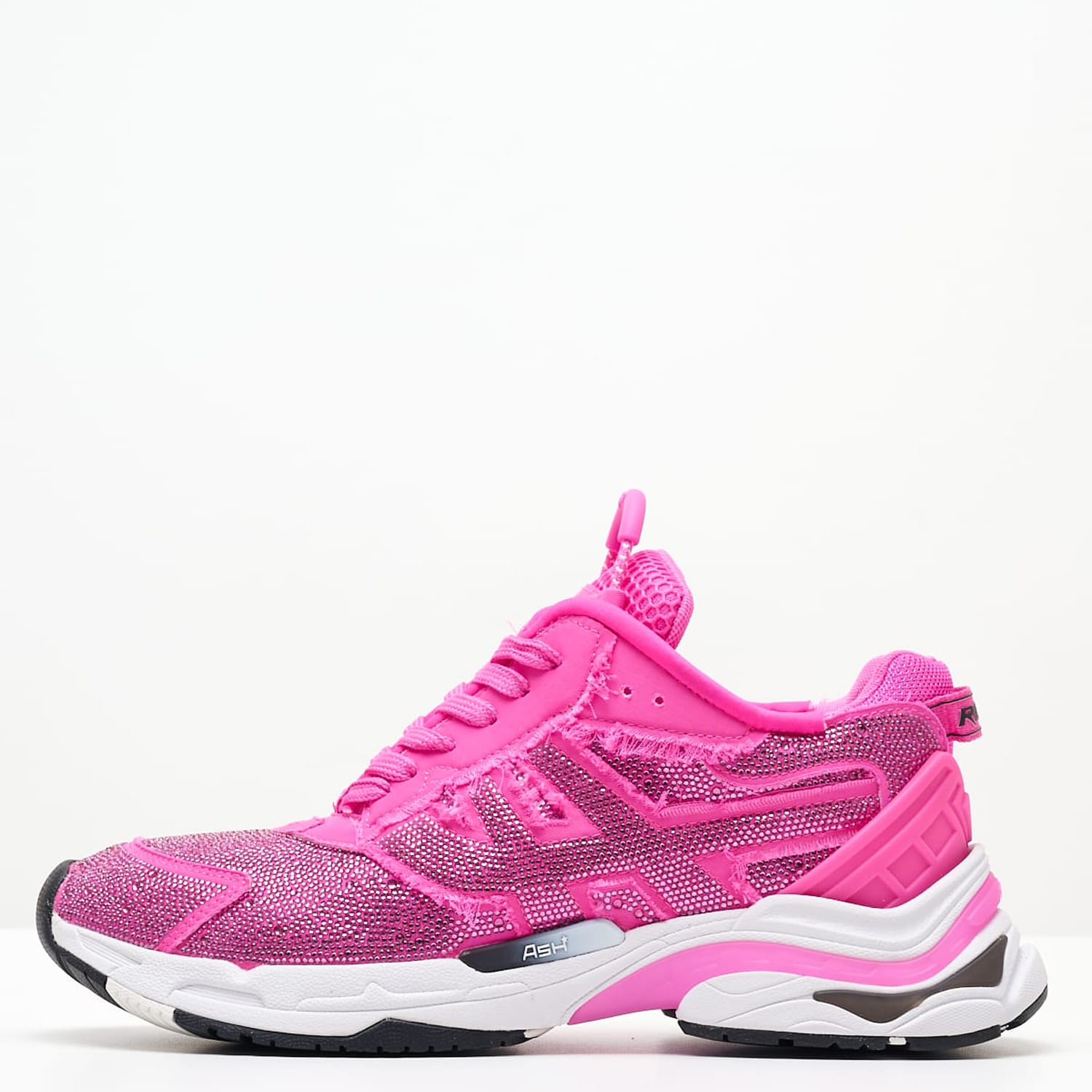 Γυναικεία Παπούτσια Casual Race.Strass Ροζ Ύφασμα Ash