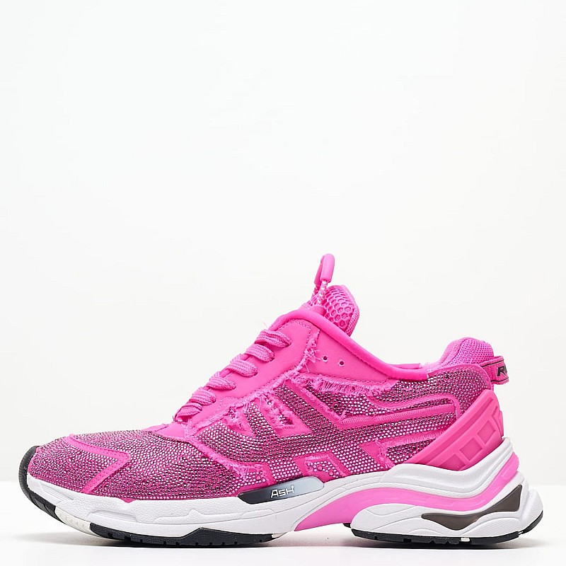 Γυναικεία Παπούτσια Casual Race.Strass Ροζ Ύφασμα Ash