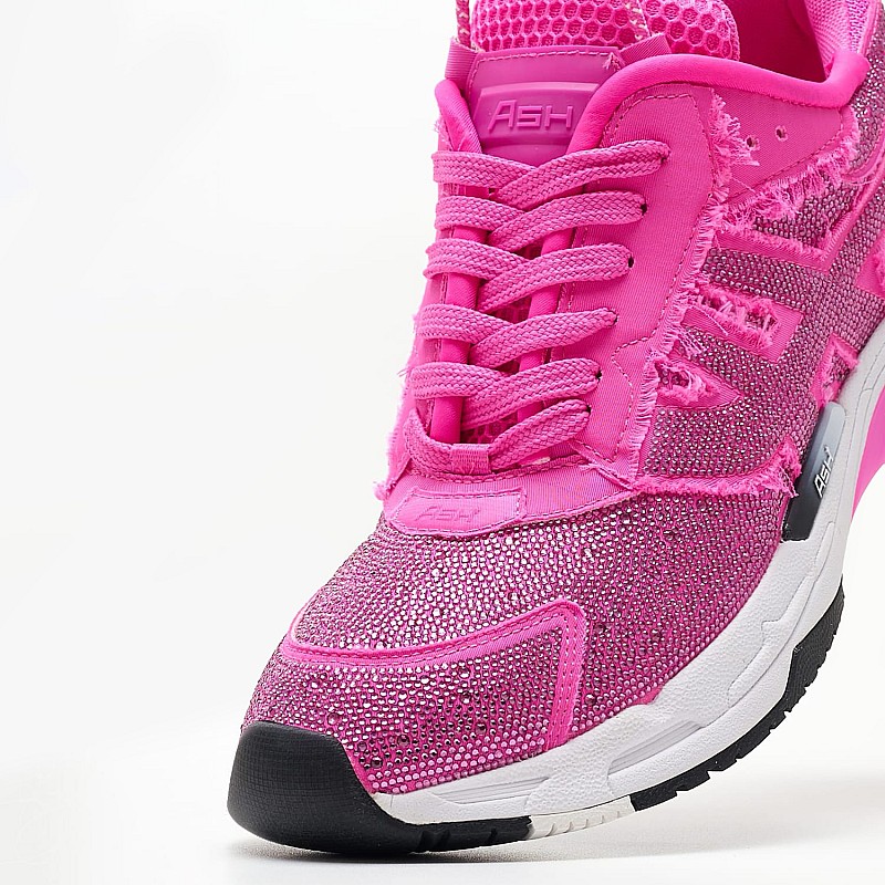 Γυναικεία Παπούτσια Casual Race.Strass Ροζ Ύφασμα Ash