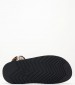 Women Platforms Low Ugo.Bis Black Fabric Ash