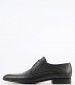 Men Shoes 3647 Black Leather Perlamoda