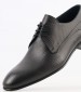 Men Shoes 3647 Black Leather Perlamoda