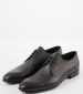 Men Shoes 3647 Black Leather Perlamoda