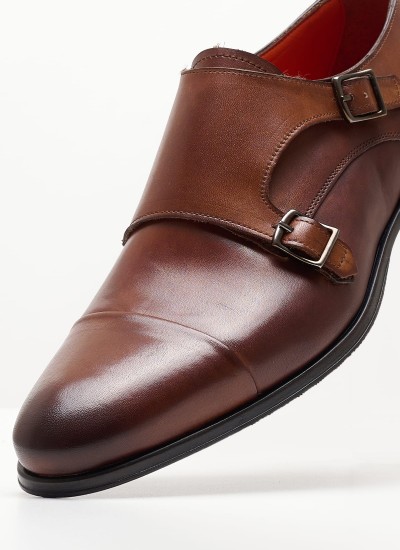 Men Shoes 4210 Brown Leather Perlamoda