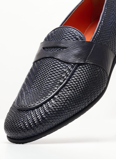 Men Shoes 2037 Black Leather Mortoglou