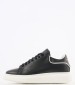 Men Casual Shoes Rey Black Leather Perlamoda