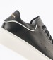 Men Casual Shoes Rey Black Leather Perlamoda