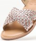 Kids Flip Flops & Sandals Canibraid Silver Leather Mood