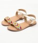 Kids Flip Flops & Sandals Capearls Gold Leather Mood