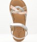 Kids Flip Flops & Sandals Caweave Silver Leather Mood