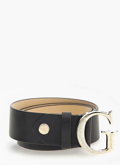 Γυναικείες Ζώνες 7749 Μαύρο ECOleather Guess