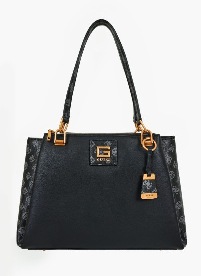 Γυναικείες Τσάντες Alva.Status Μαύρο ECOleather Guess