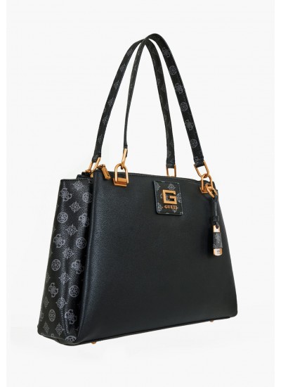 Γυναικείες Τσάντες Alva.Status Μαύρο ECOleather Guess
