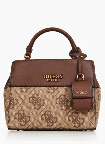 Γυναικείες Τσάντες Berta Μπεζ ECOleather Guess