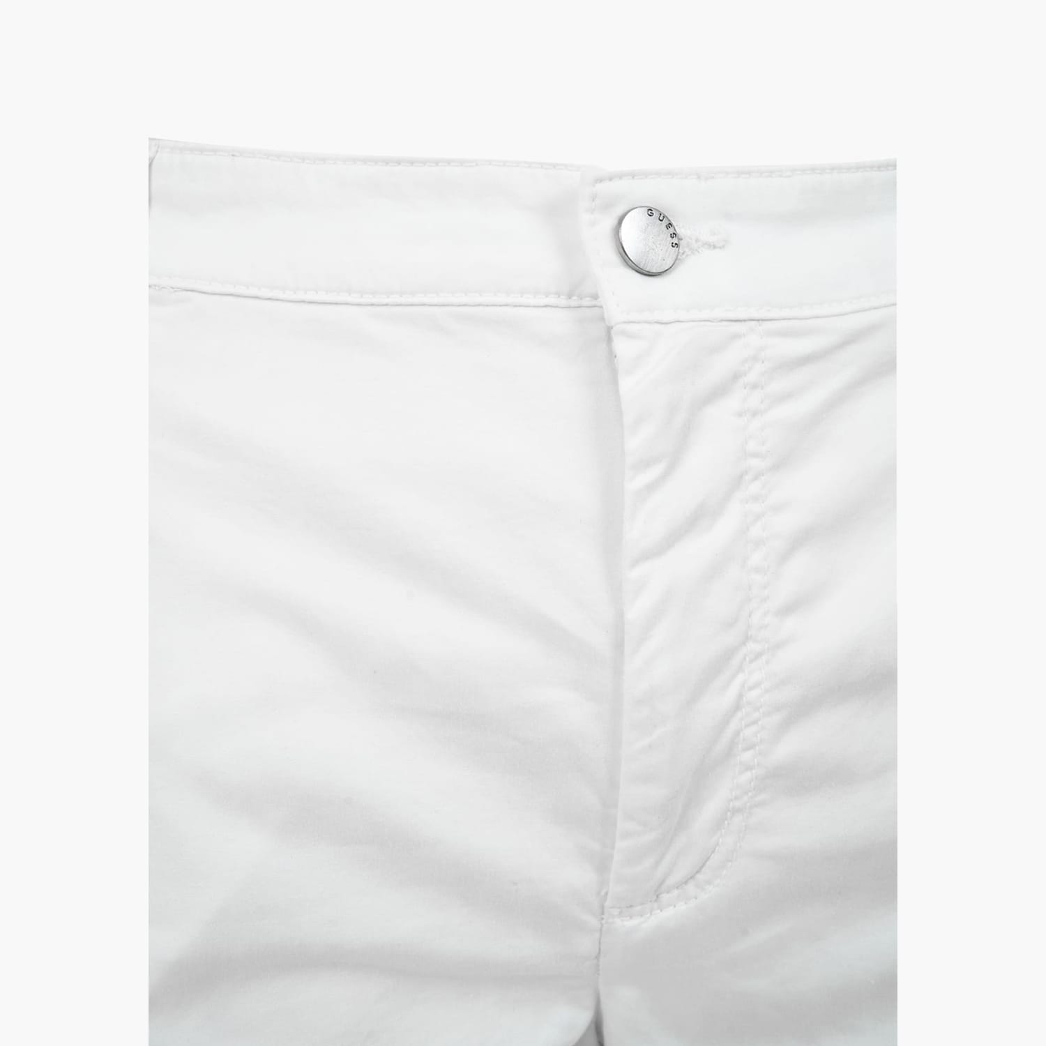 Γυναικεία Παντελόνια Candis Άσπρο Βαμβάκι Guess Γυναικεία Παντελόνια Candis Άσπρο Βαμβάκι Guess
