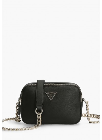 Γυναικείες Τσάντες Eco.Alexie Μαύρο ECOleather Guess