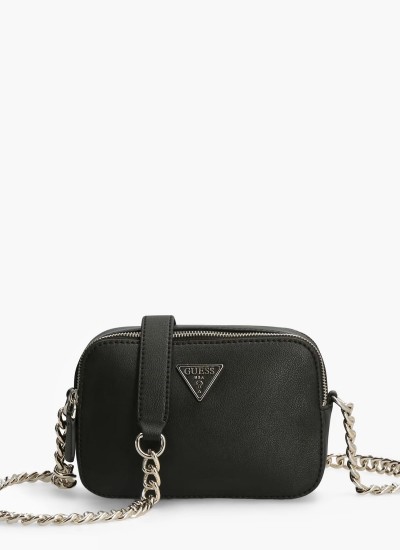 Γυναικείες Τσάντες Eco.Alexie Μαύρο ECOleather Guess