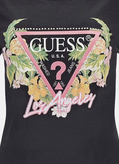 Γυναικείες Μπλούζες - Τοπ Rose Άσπρο Βισκόζη Guess