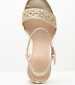 Women Sandals Gabelle Gold ECOleather Guess
