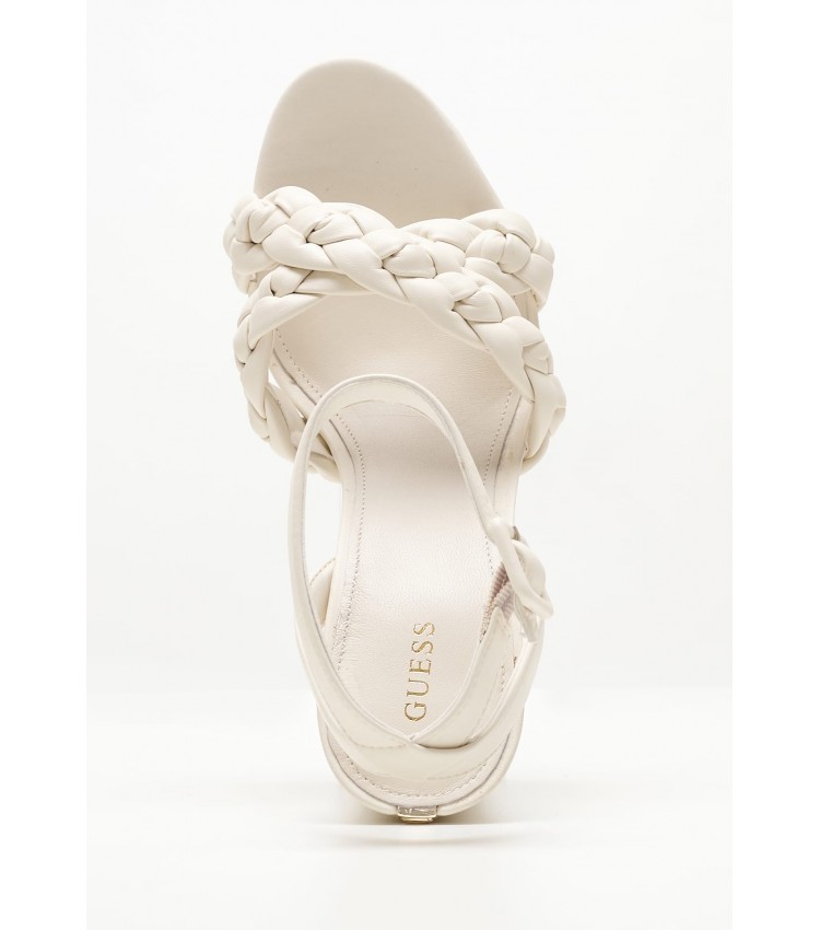 Γυναικεία Πέδιλα Gabira Άσπρο ECOleather Guess Γυναικεία Πέδιλα Gabira Άσπρο ECOleather Guess