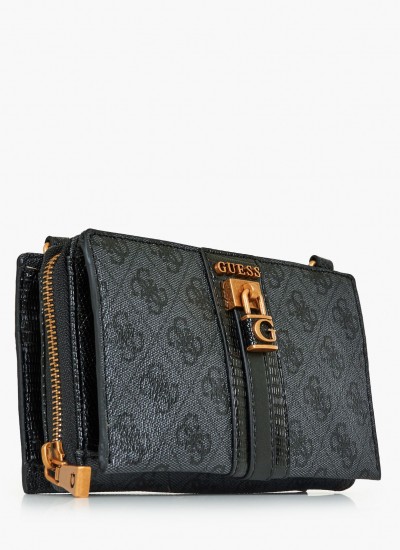Γυναικείες Τσάντες Ginevra.Cross Γκρι ECOleather Guess