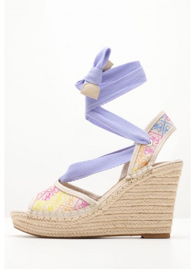 Women Espadrilles Halona Multi Fabric Guess