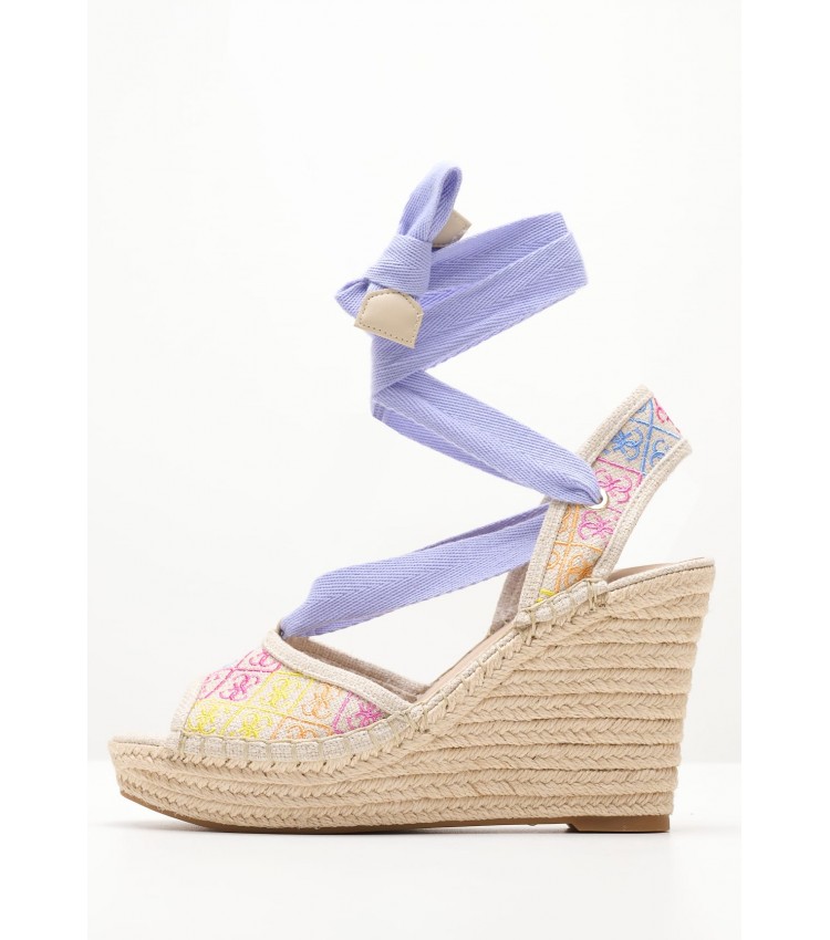 Women Espadrilles Halona Multi Fabric Guess