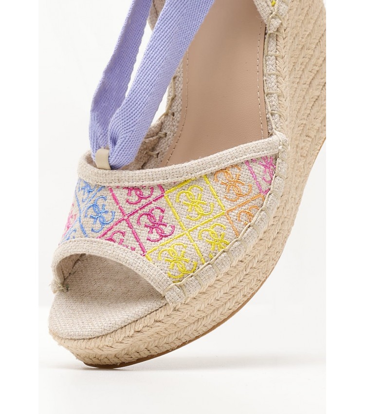 Women Espadrilles Halona Multi Fabric Guess