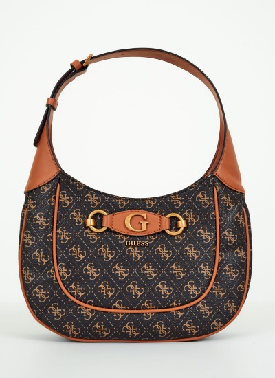 Γυναικείες Τσάντες Izzy.Hobo2 Καφέ ECOleather Guess