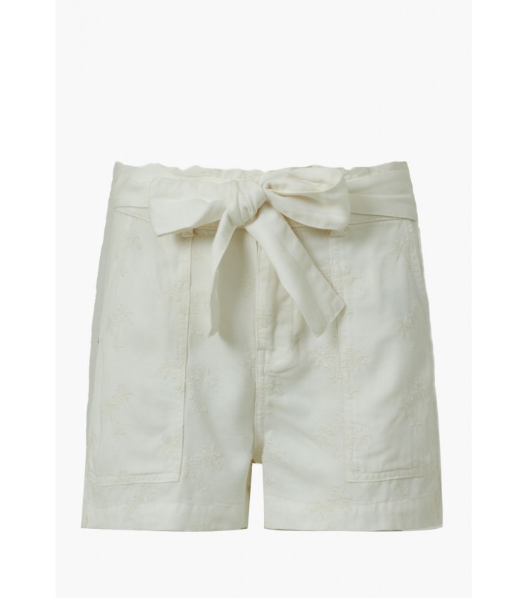 Women Skirts - Shorts Janna.Short White Lyocell Fabric Guess