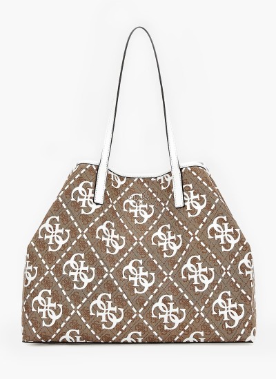 Γυναικείες Τσάντες L.Vikky Καφέ ECOleather Guess