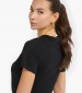 Γυναικείες Μπλούζες - Τοπ Piercing.Tee Μαύρο Βαμβάκι Guess Γυναικείες Μπλούζες - Τοπ Piercing.Tee Μαύρο Βαμβάκι Guess