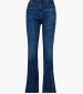 Women Trousers Sexy.Flare DarkBlue Cotton Guess