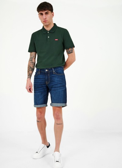 Ανδρικές Βερμούδες Twill.Shorts Σκούρο Μπλε Βαμβάκι GANT