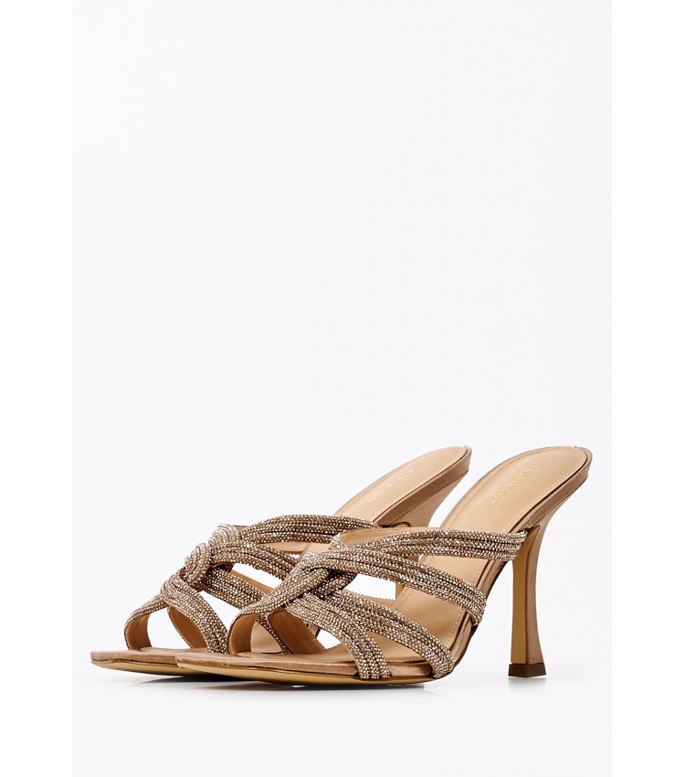 Γυναικεία Mules Sypress Μπρονζέ Στράς Guess