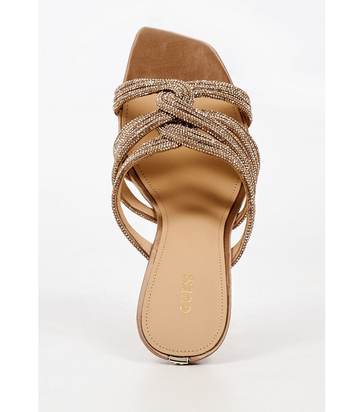 Women Mules Sypress Bronze Strash Guess