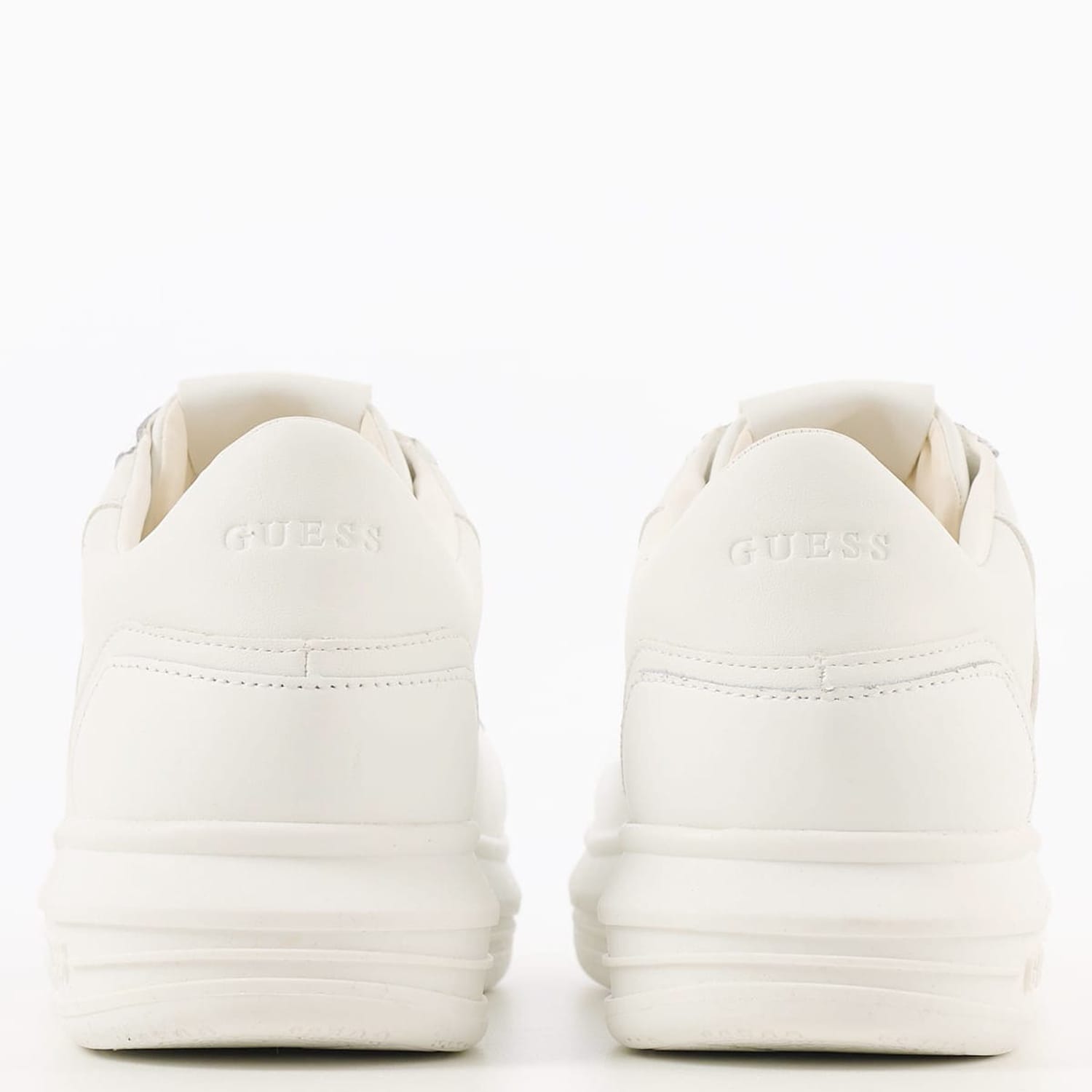 Men Casual Shoes Vibo.Carry White Leather Guess