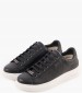 Men Casual Shoes Vibo.Over Black Leather Guess